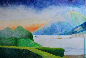Sonnenaufagasng am Gardasee